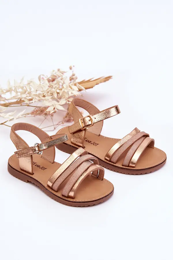 Boto Boto Детски сандали с каишки Rose Gold Isla