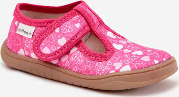 Milami Boto Обувки Barefoot За Момичета С Сърца На Лепенка Milami Фуксия Talirae
