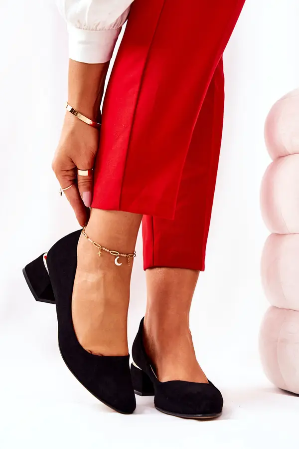 Boto Boto Велурени помпи Lewski 3118 Черни