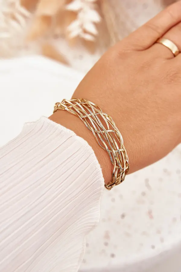 Boto Boto Жестока гривна от хирургическа стомана злато