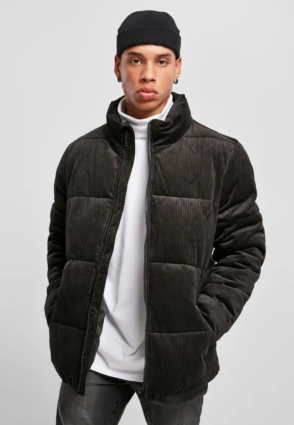 Urban Classics Boxed corduroy jacket black