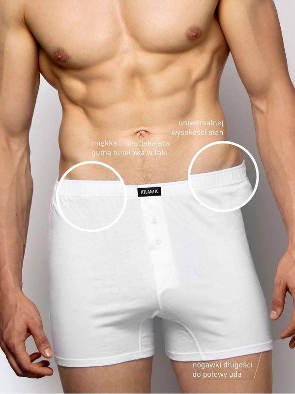 Atlantic Boxer shorts Atlantic 2BMB-003 A'2 S-2XL white 000