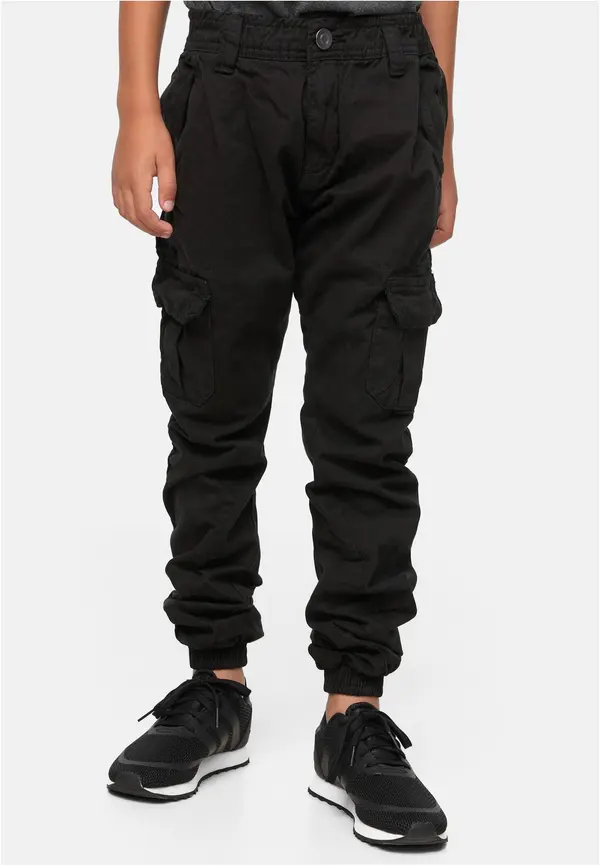 Urban Classics Boys' Cargo Jogging Pants Black