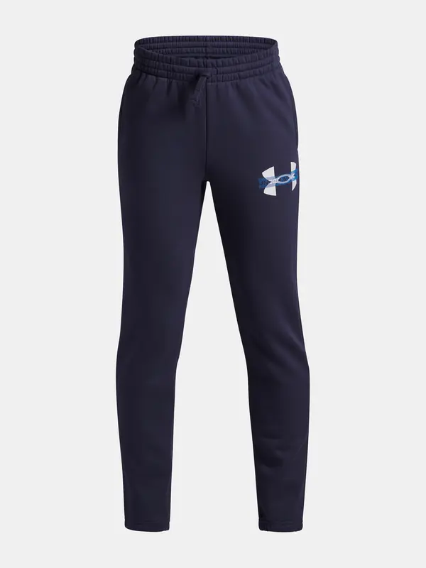Under Armour Boys' Sweatpants Under Armour UA Rival Flc Cblck Grphc Jgr-BLU - Boys