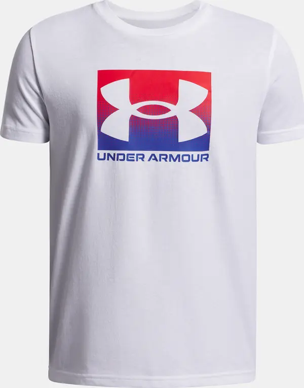 Under Armour Boys' T-shirt Under Armour UA B BOXED SPORTS UPDATE SS-WHT - Boys