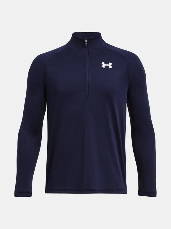 Under Armour Boys' T-shirt Under Armour UA Tech 2.0 1/2 Zip-BLU - Boys