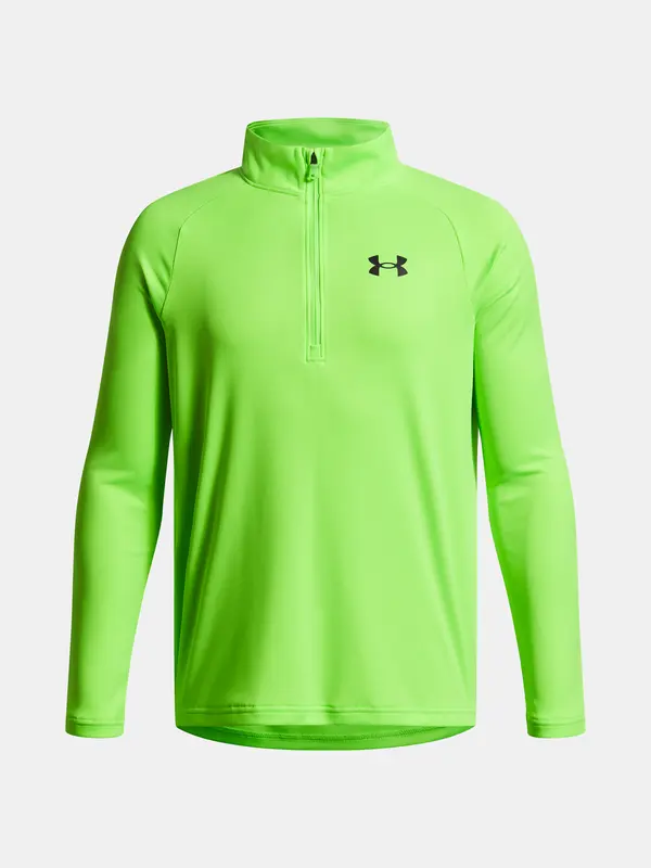 Under Armour Boys' T-shirt Under Armour UA Tech 2.0 1/2 Zip-GRN - Boys