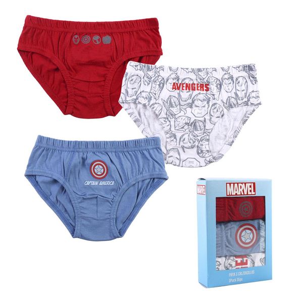 AVENGERS BOYS' UNDERWEAR SET SINGLE JERSEY 3 PIECES AVENGERS