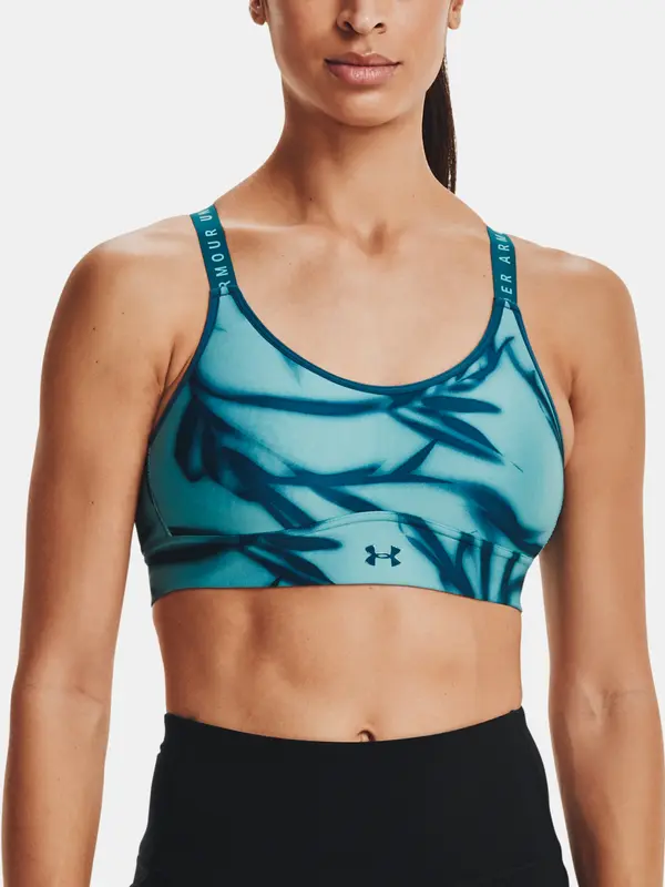 Under Armour Bra Under Armour UA Infinity Mid Printed Bra-BLU - Women