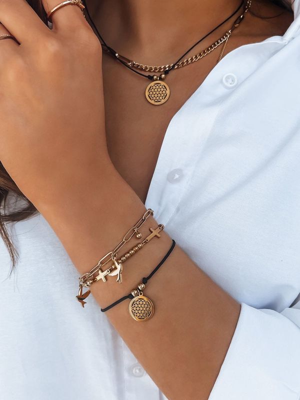 DStreet Bransoletka LANZAROTE czarna Dstreet