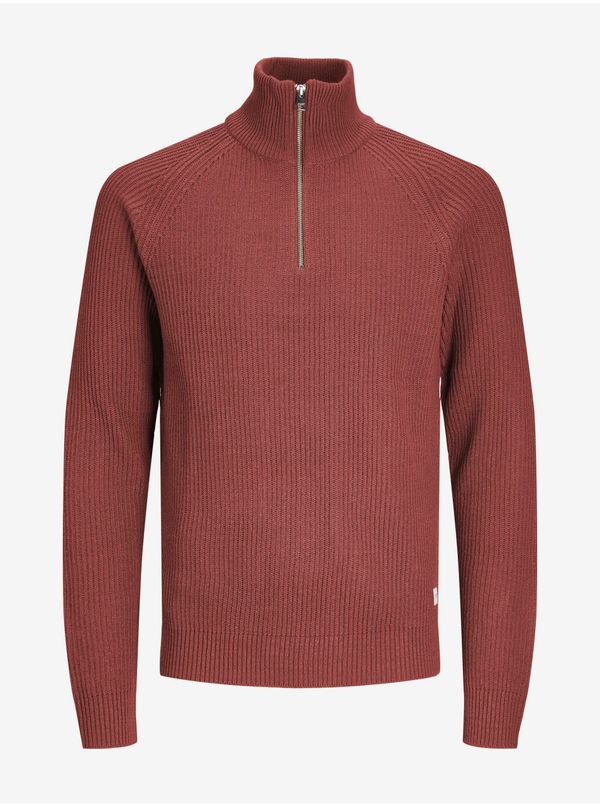 Jack & Jones Brick Men's Sweater Jack & Jones Pannel - Men