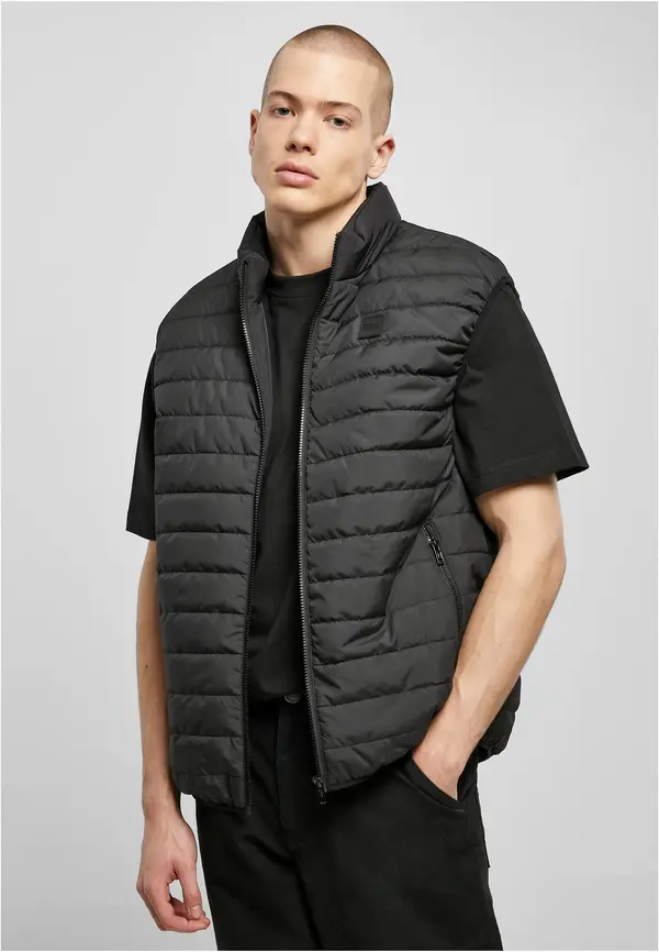 Urban Classics Bright bubble vest black