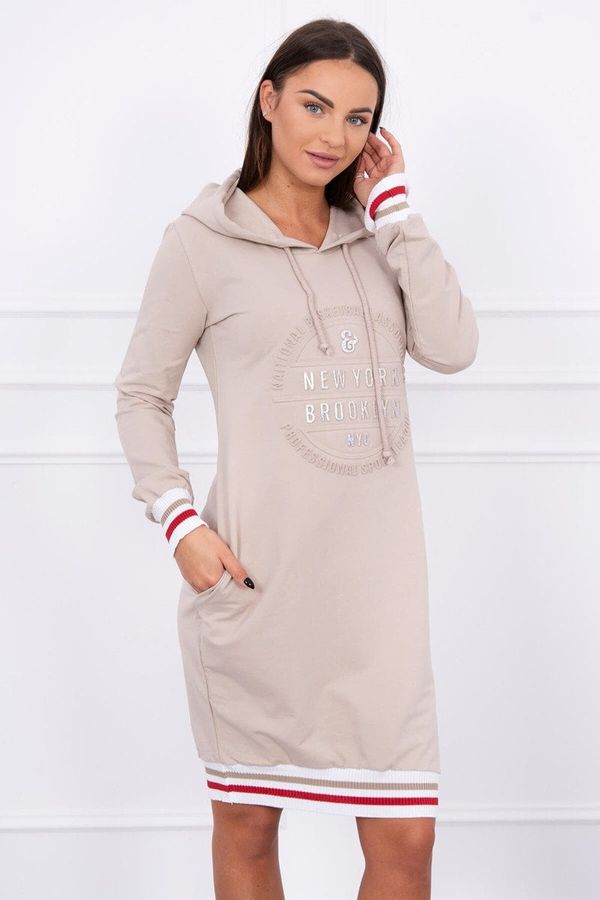 marka niezdefiniowana Brooklyn beige dress