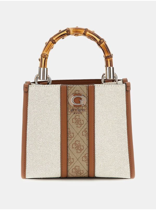Guess Brown-cream handbag Guess - Women's