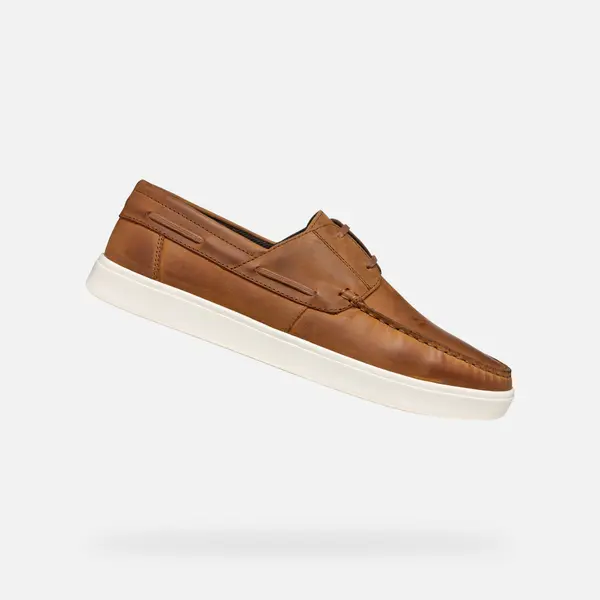 GEOX Brown men's moccasins Geox Avola - Men's