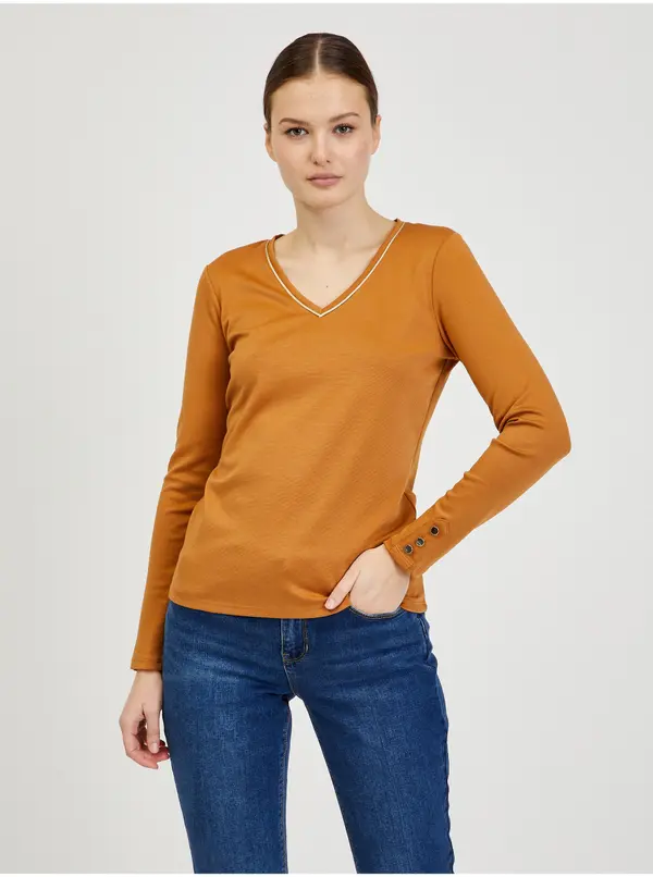 Orsay Brown Women's Long Sleeve T-Shirt ORSAY - Women