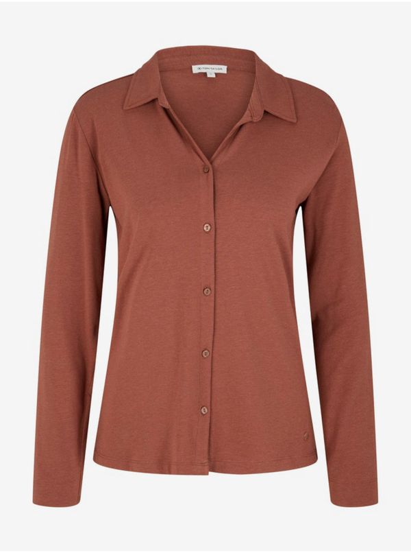 Tom Tailor Brown Women's Shirt Tom Tailor - Women