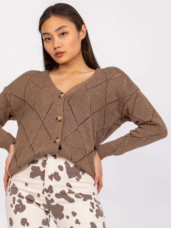 Fashionhunters Brown wool sweater Elisabete RUE PARIS