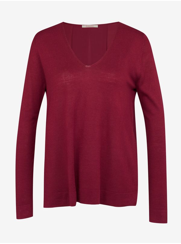 CAMAIEU Burgundy women's sweater CAMAIEU - Women's