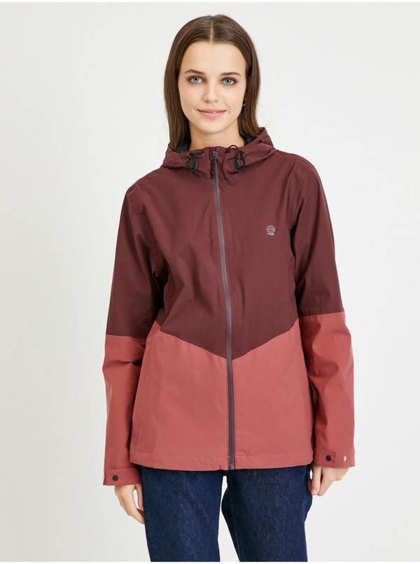 Wrangler Burgundy Women's Winter Jacket with Hood Wrangler - Women