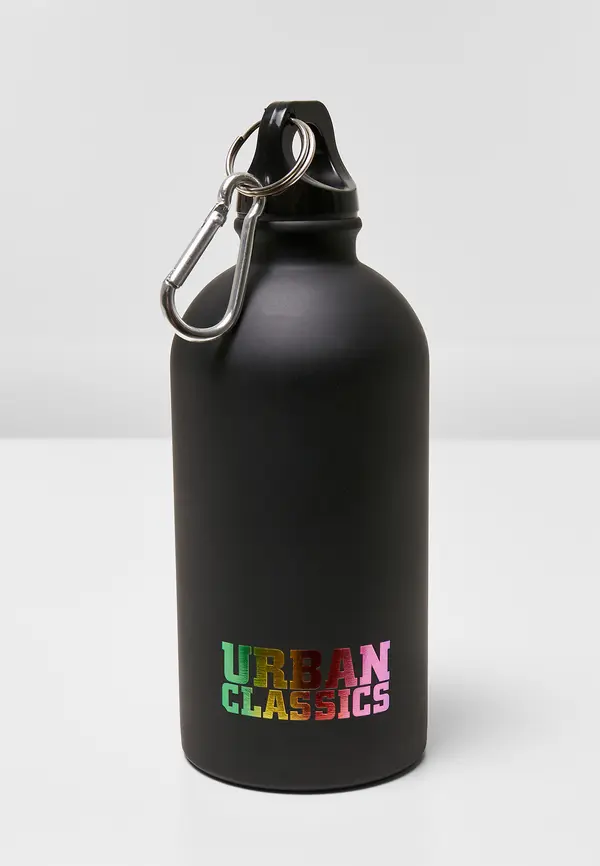 Urban Classics Accessoires Бутилка за пиене с лого за оцеляване, черна