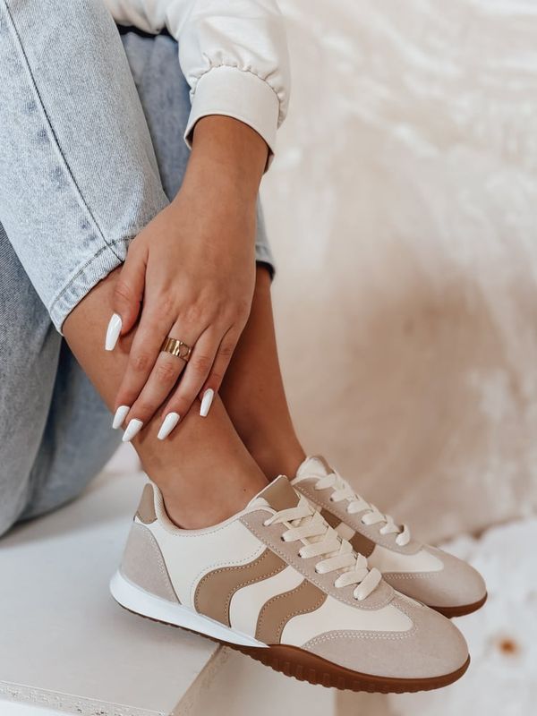 DStreet Buty damskie beżowe Dstreet