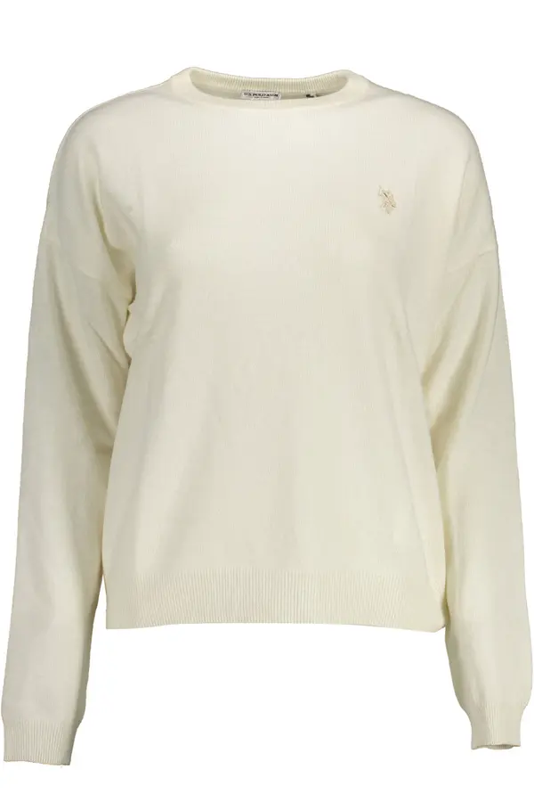 US Polo Assn Бял дамски пуловер US Polo