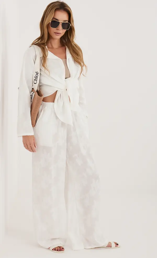 RUE PARIS Бял летен тоалет