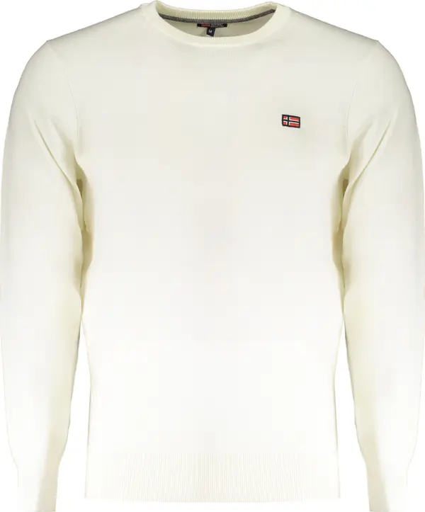 NORWAY 1963 Бял мъжки пуловер Норвегия 1963