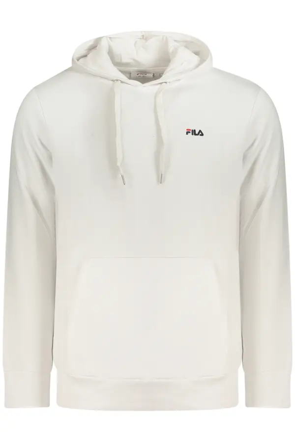 Fila Бял мъжки суитшърт без качулка