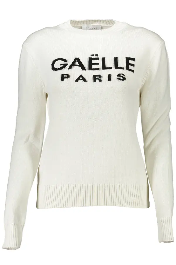 GAELLE PARIS Бял пуловер GAELLE PARIS
