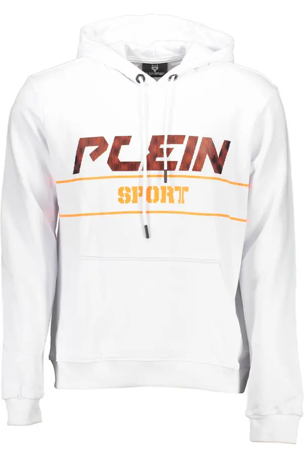 Plein Sport Бял суичър PLEIN SPORT