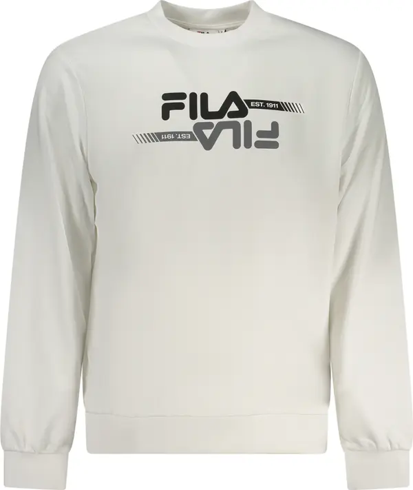 Fila Бял суитшърт FILA без качулка