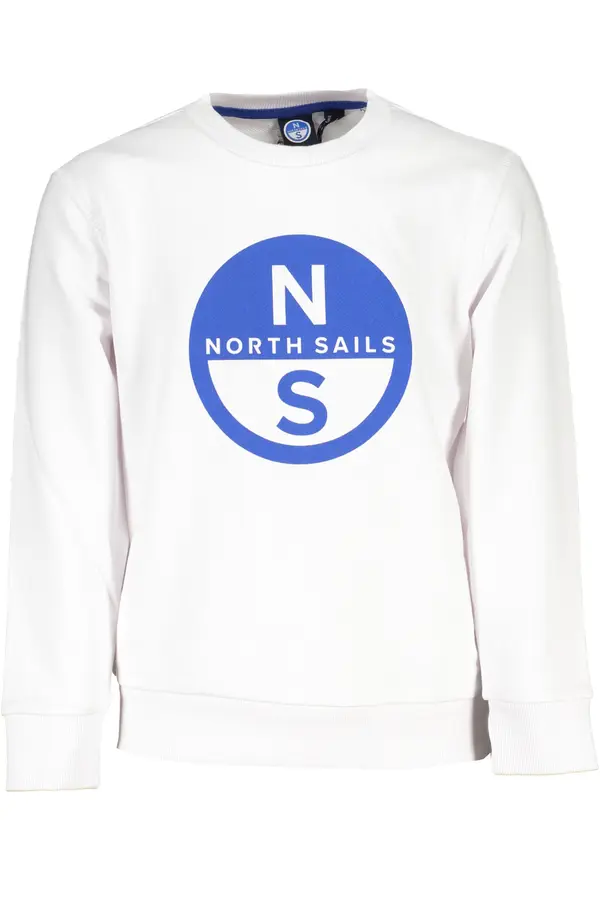 North Sails Бял суитшърт North Sails без цип