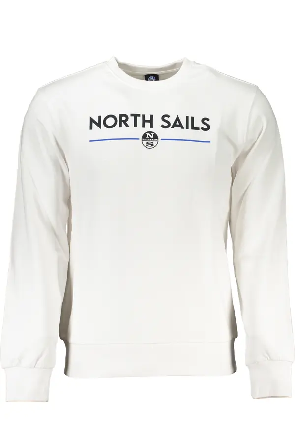 North Sails Бял суитшърт North Sails без цип