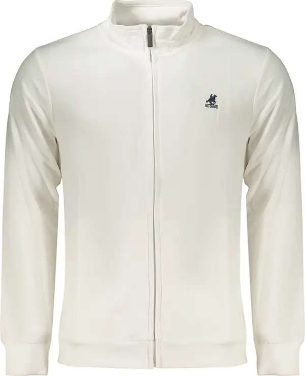 U.S. GRAND Бял суитшърт с цип