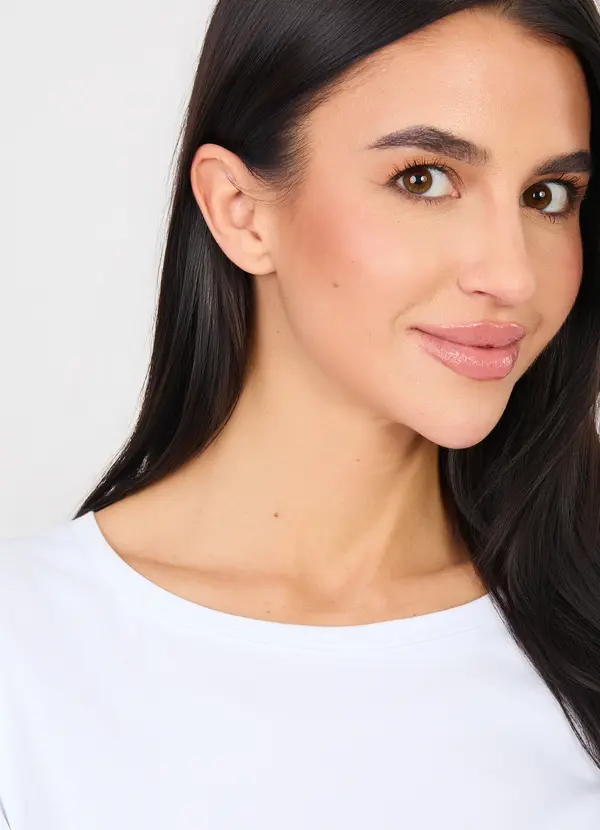 RUE PARIS Бяла блуза с дълъг ръкав