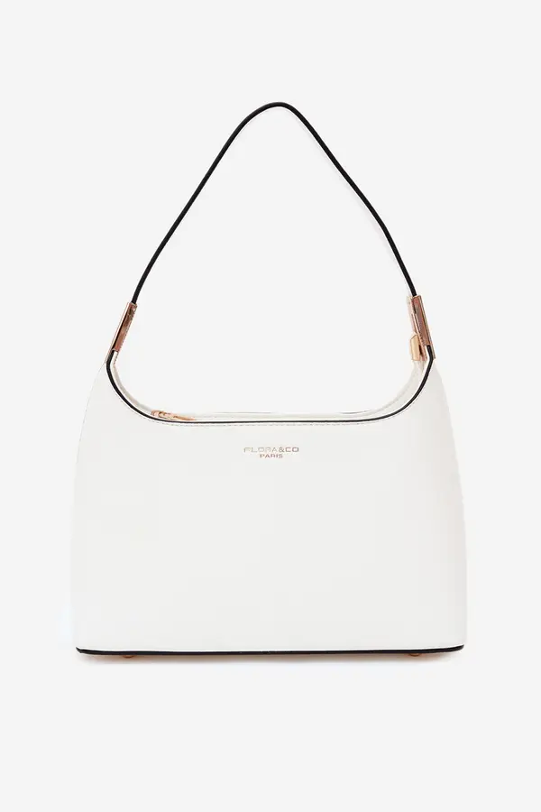 FLORA & CO Бяла чанта Flora&amp;Co Gretta
