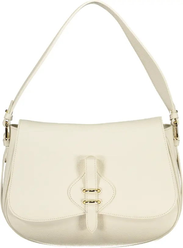 COCCINELLE Бяла дамска чанта за през рамо