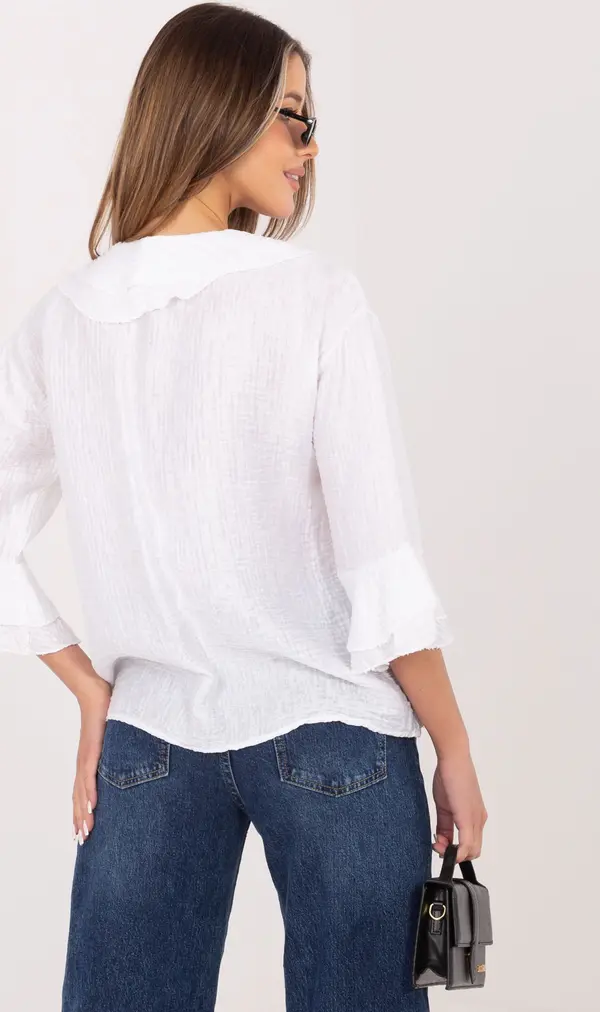 Italy Moda Бяла дамска риза