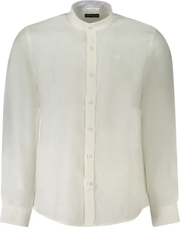 North Sails Бяла мъжка риза с дълъг ръкав