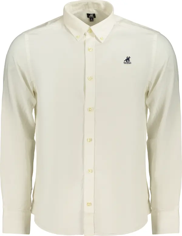 U.S. GRAND Бяла мъжка риза с дълъг ръкав