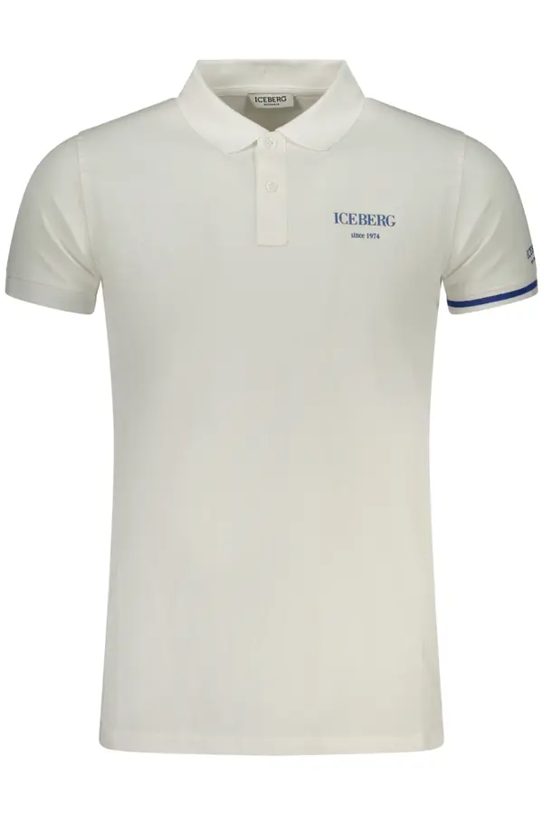 ICEBERG Бяла мъжка тениска Iceberg