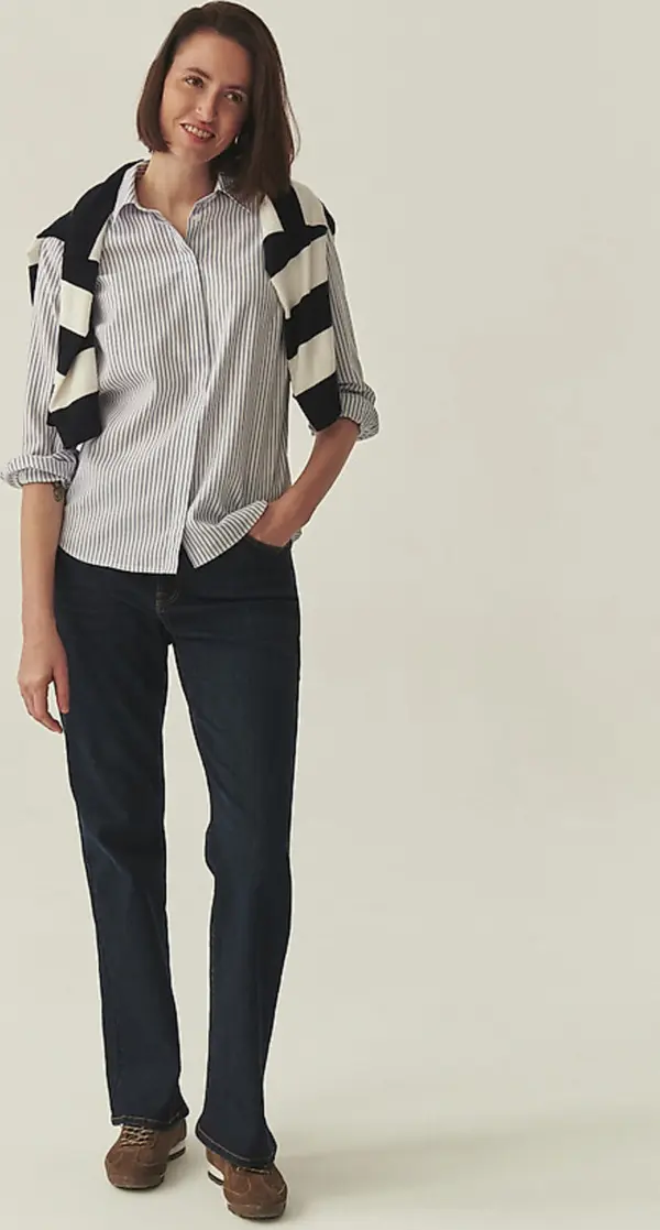 Tatuum Бяла раирана риза с Lyocell Tencel™