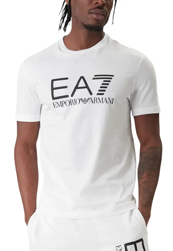 EA7 Бяла тениска EA7 Emporio Armani