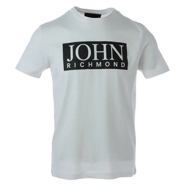 John Richmond Бяла тениска на Джон Ричмънд