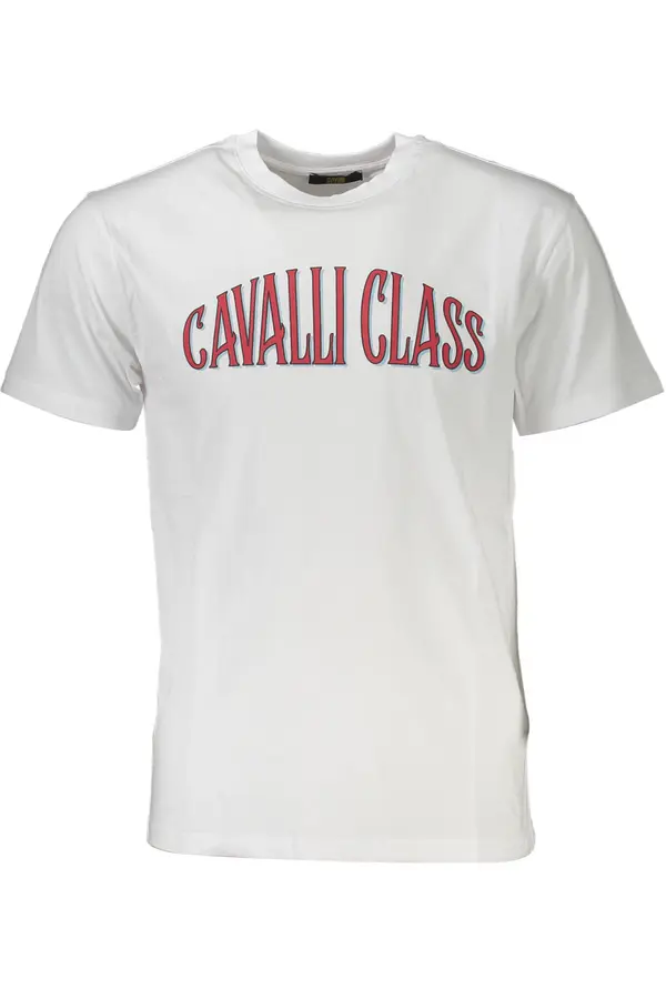 Cavalli Class Бяла тениска с къс ръкав Cavalli Class