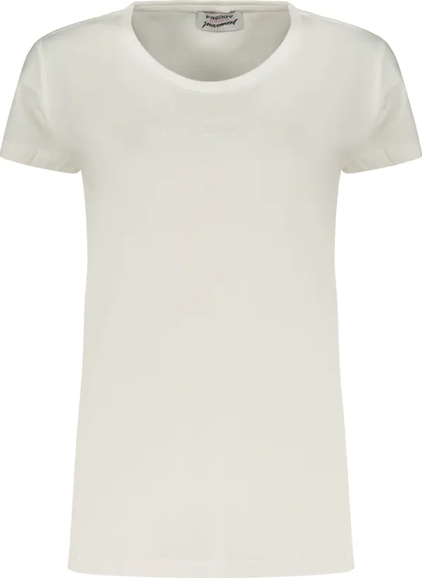FREDDY Бяла тениска с къс ръкав