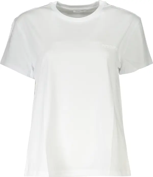 Patrizia Pepe Бяла тениска с къс ръкав Patrizia Pepe