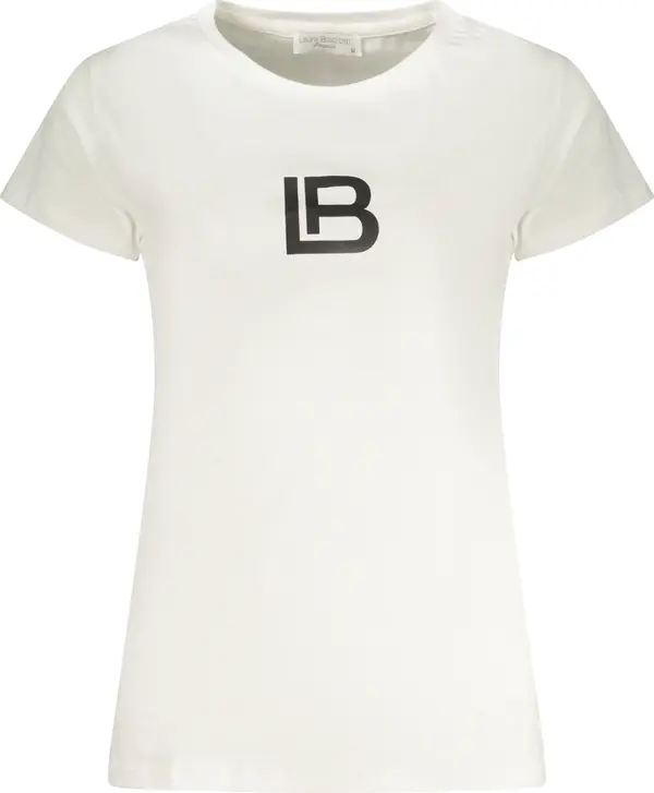 Laura Biagiotti Бяла тениска с къс ръкав